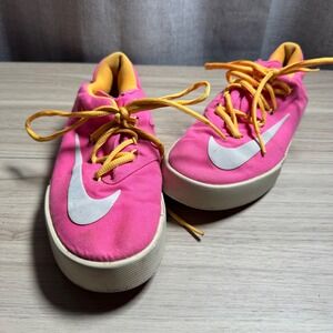 Nike KD "KD"‎ Logo Vibrant Pink Canvas Sneakers Lace Up Women's Youth Sz 6.5